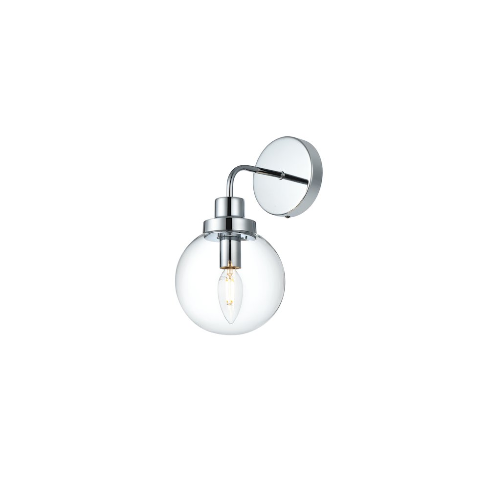Hanson 6 inch Wall Sconce in Chrome. Picture 3
