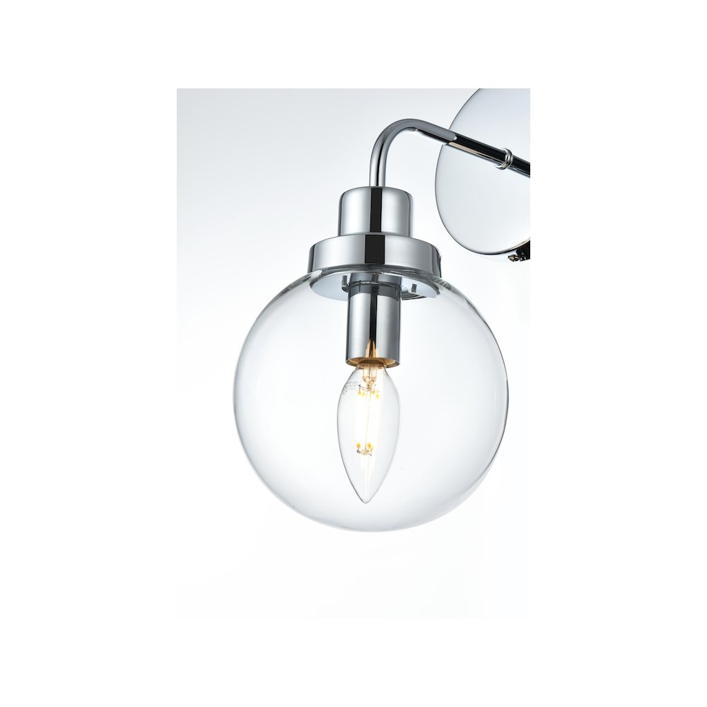 Hanson 6 inch Wall Sconce in Chrome. Picture 4
