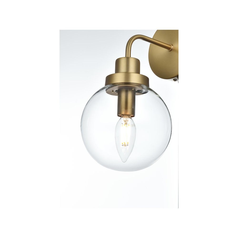 Hanson 6 inch Wall Sconce in Satin Gold. Picture 4