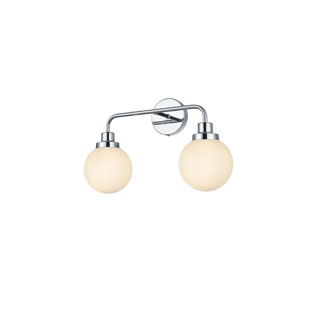 Hanson 19 inch Wall Sconce in Chrome. Picture 3
