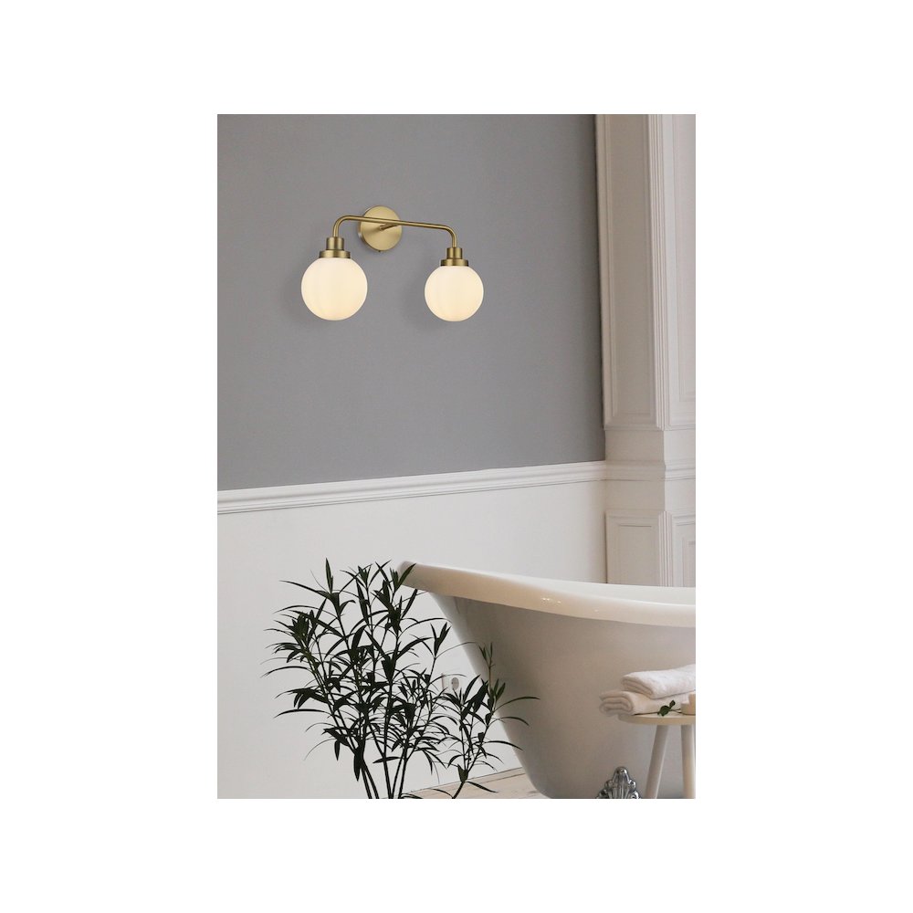Hanson 19 inch Wall Sconce in Satin Gold. Picture 2