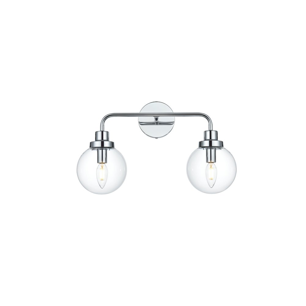 Hanson 19 inch Wall Sconce in Chrome. Picture 1