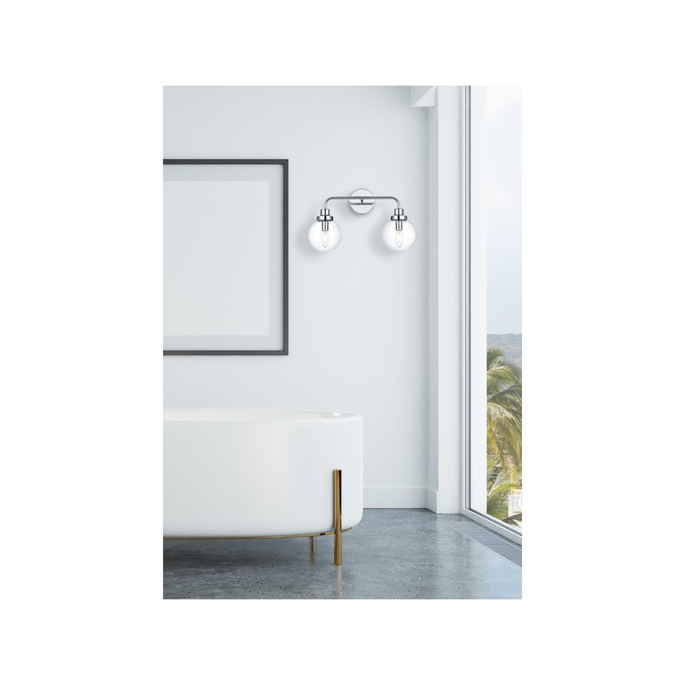 Hanson 19 inch Wall Sconce in Chrome. Picture 2