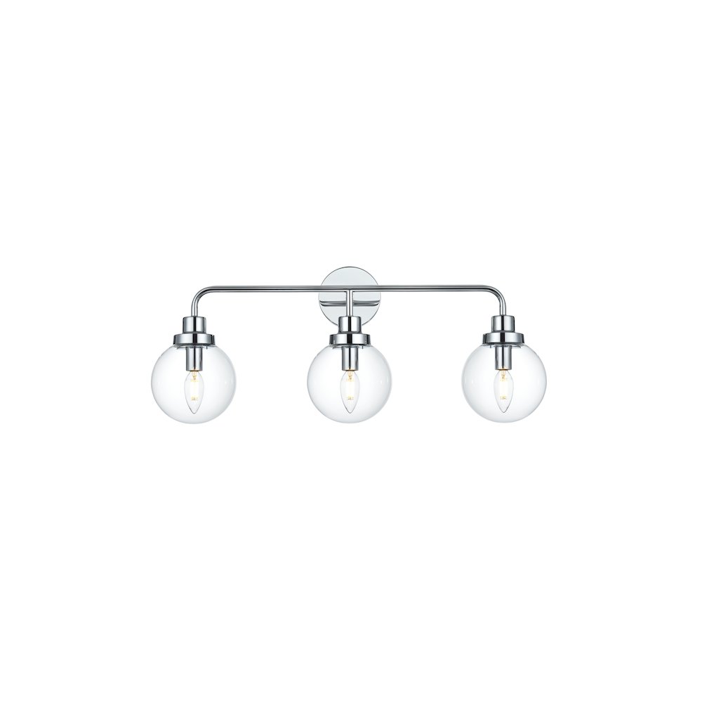 Hanson 28 inch Wall Sconce in Chrome. Picture 1