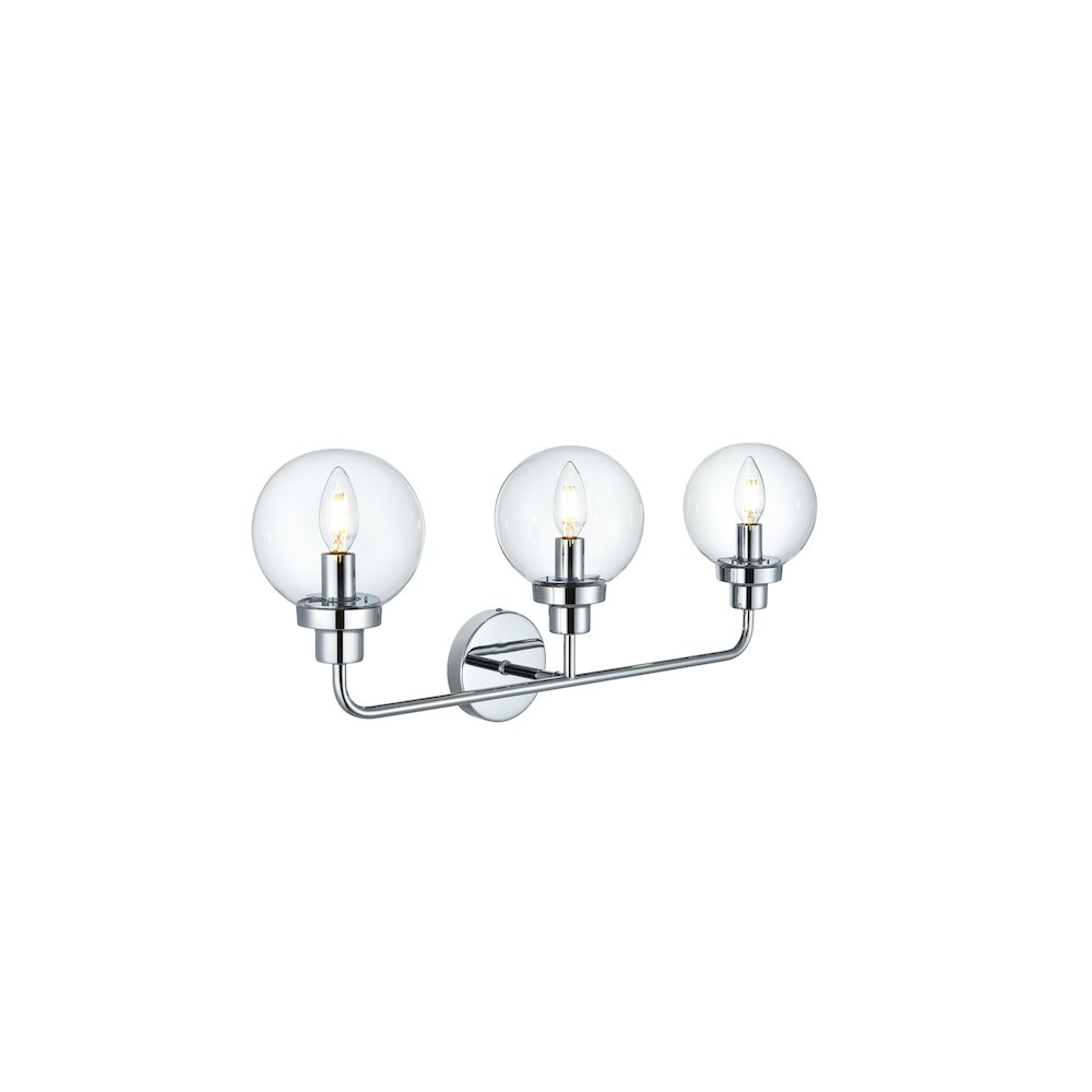 Hanson 28 inch Wall Sconce in Chrome. Picture 8