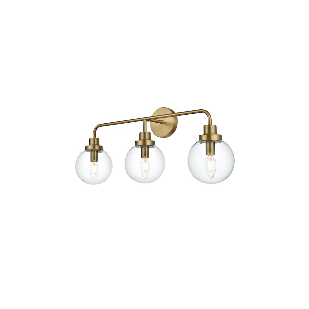 Hanson 28 inch Wall Sconce in Satin Gold. Picture 3