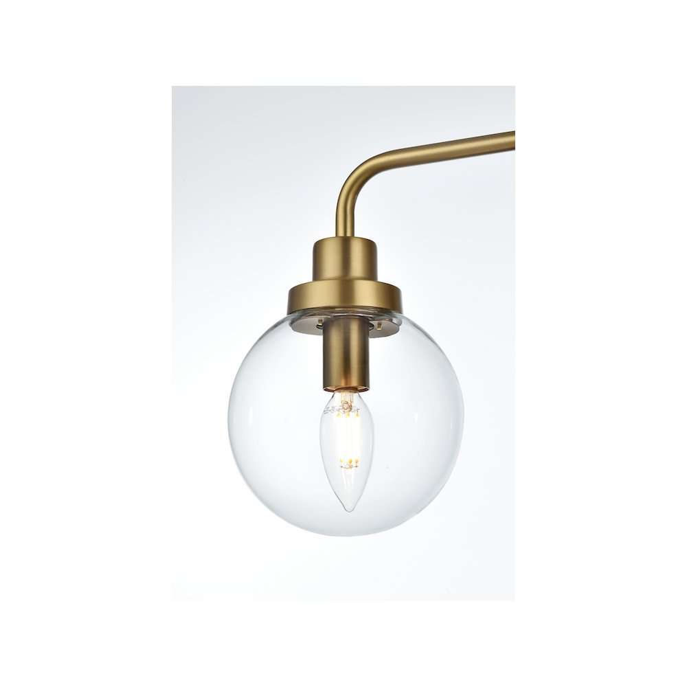 Hanson 28 inch Wall Sconce in Satin Gold. Picture 4