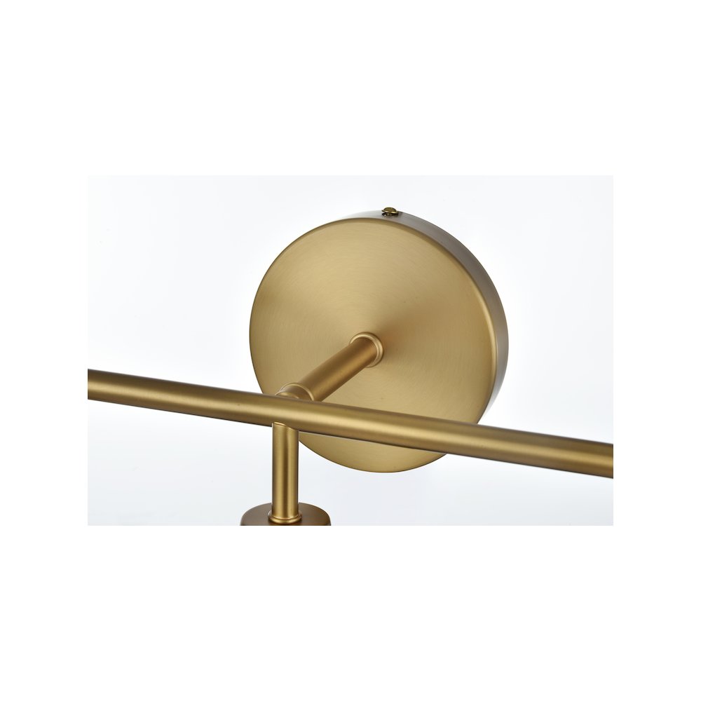 Hanson 28 inch Wall Sconce in Satin Gold. Picture 6