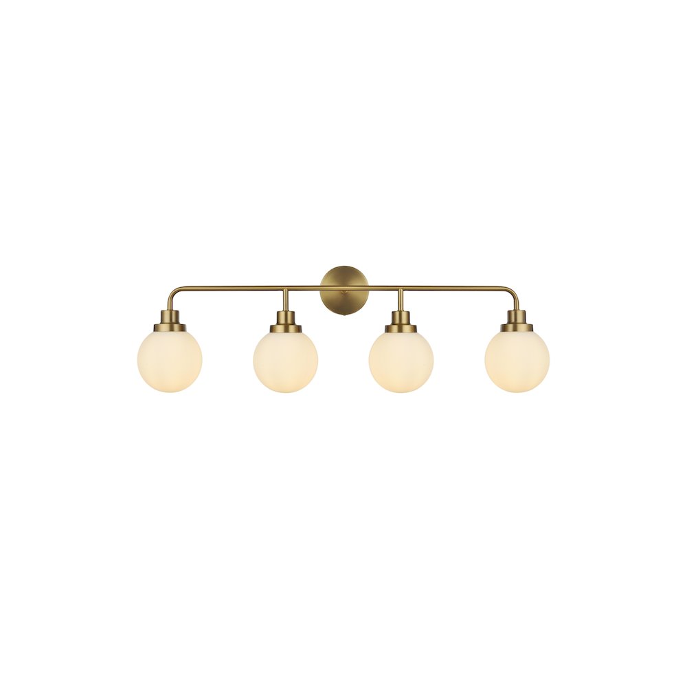Hanson 37 inch Wall Sconce in Satin Gold. Picture 1
