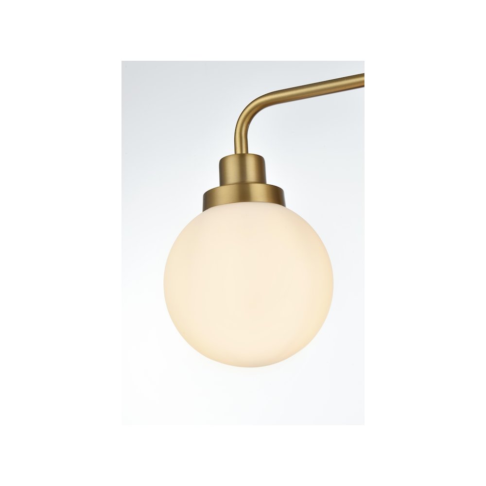 Hanson 37 inch Wall Sconce in Satin Gold. Picture 4