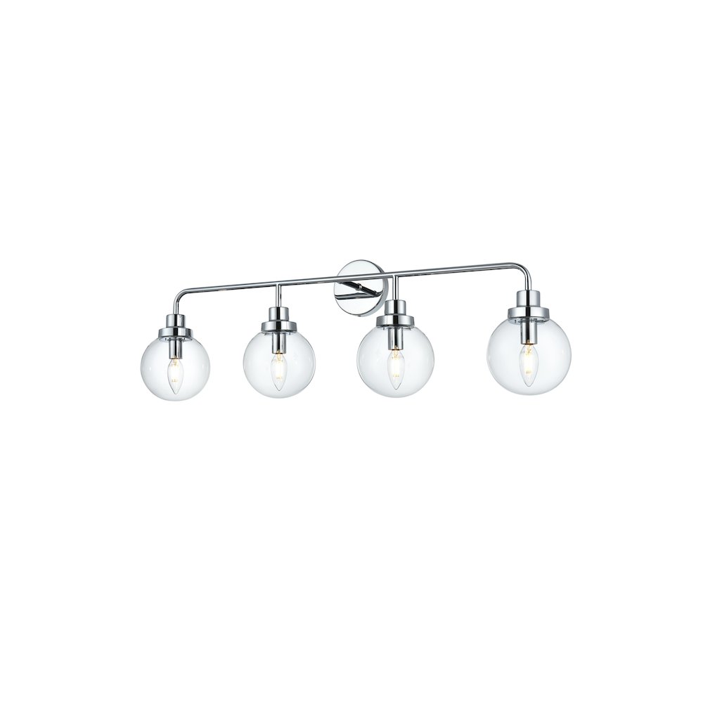 Hanson 37 inch Wall Sconce in Chrome. Picture 3