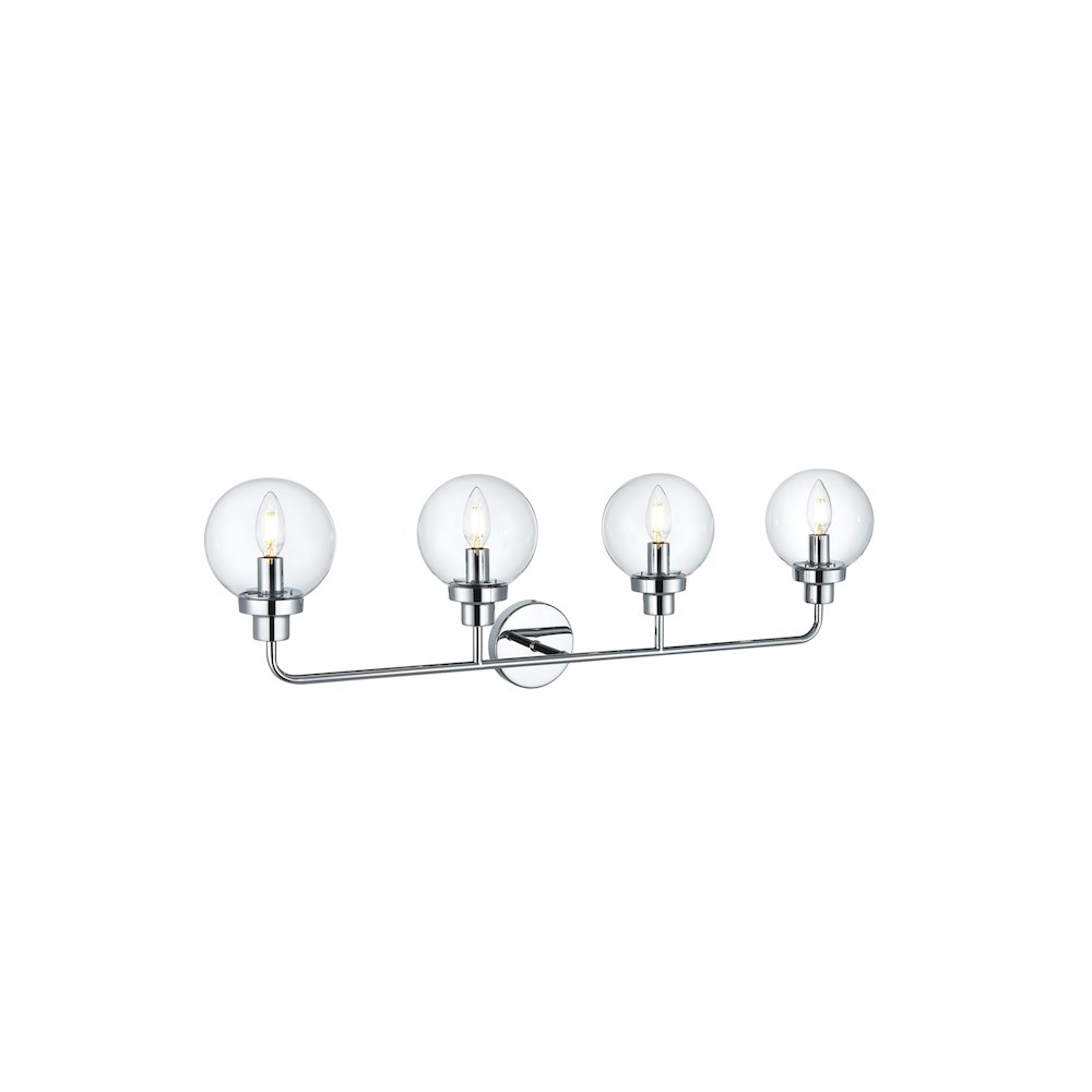 Hanson 37 inch Wall Sconce in Chrome. Picture 8