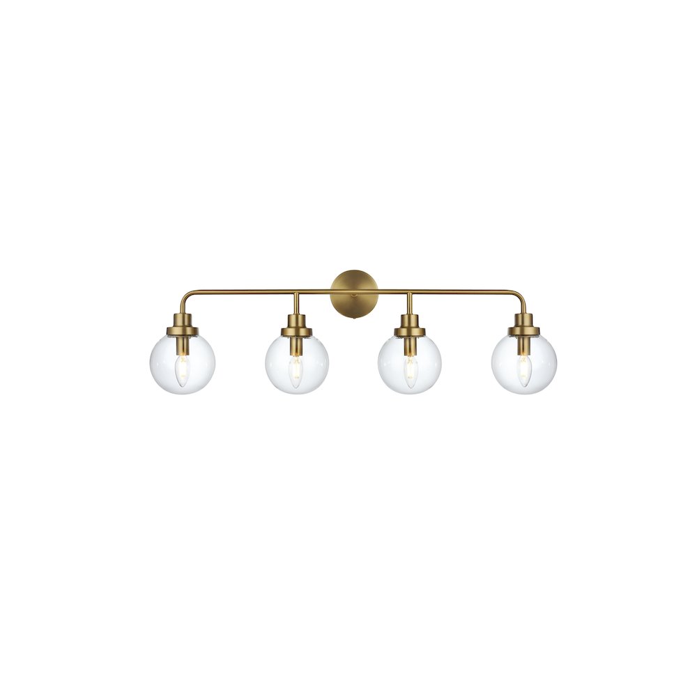 Hanson 37 inch Wall Sconce in Satin Gold. Picture 1