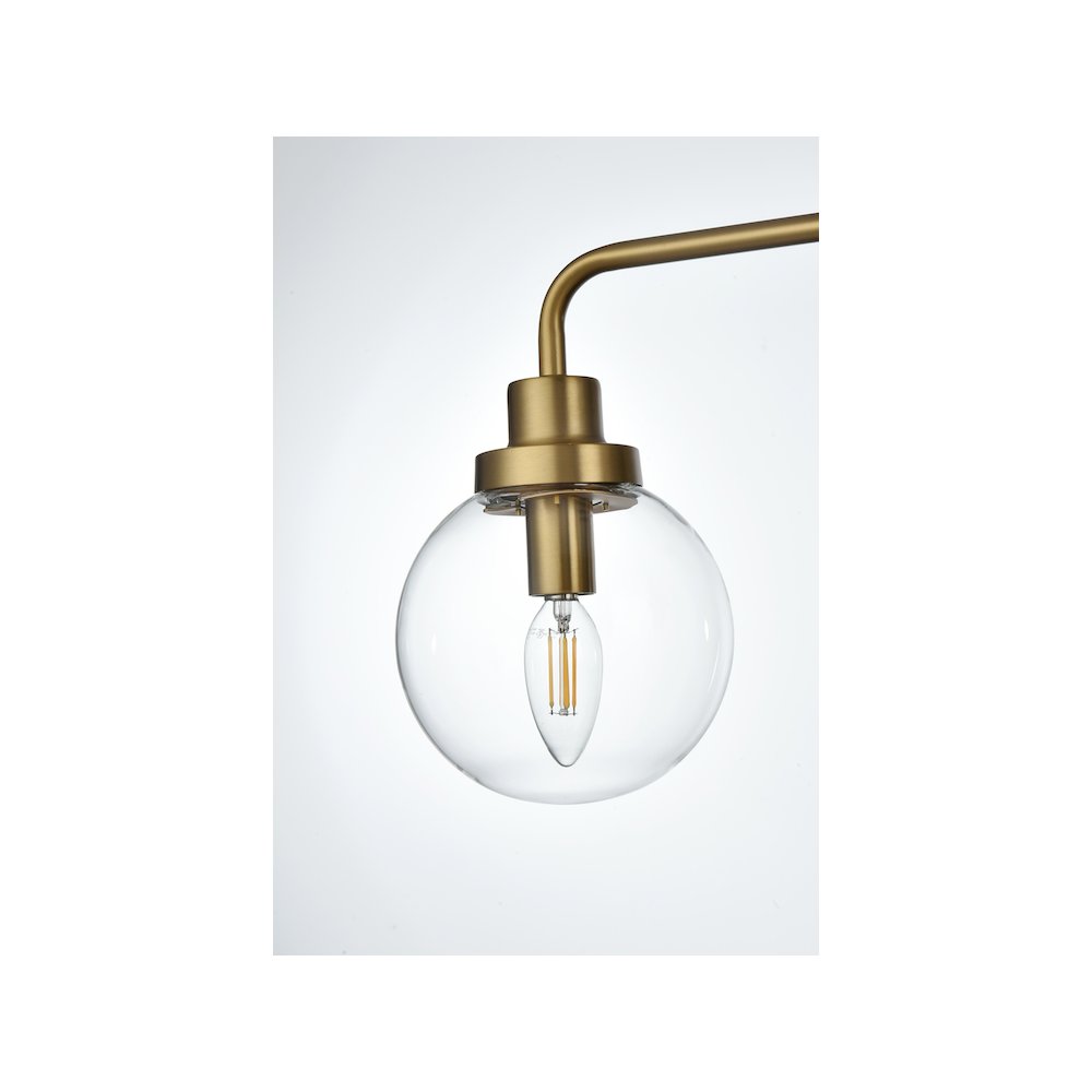 Hanson 37 inch Wall Sconce in Satin Gold. Picture 4