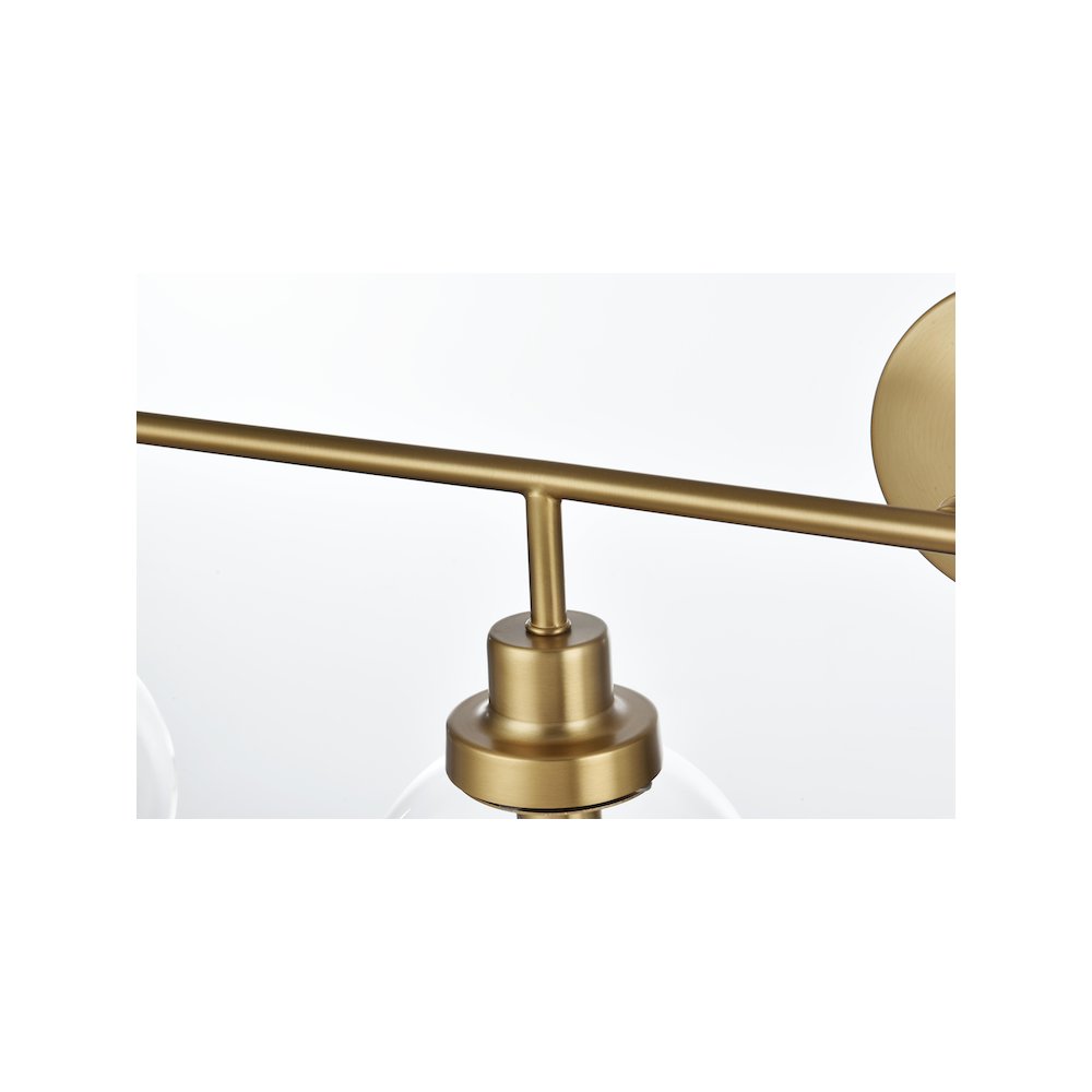 Hanson 37 inch Wall Sconce in Satin Gold. Picture 6
