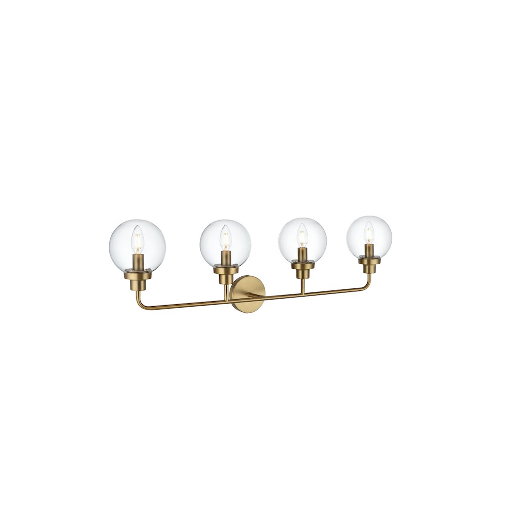 Hanson 37 inch Wall Sconce in Satin Gold. Picture 8