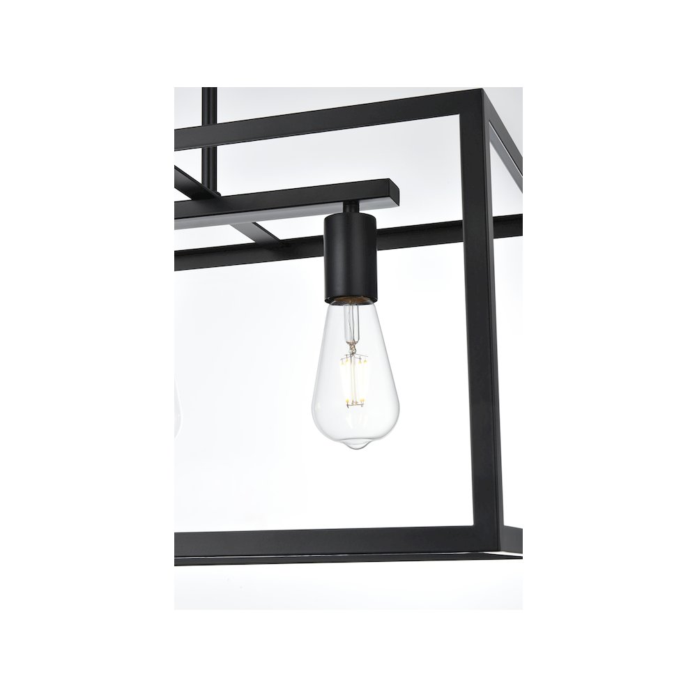 Judah 30.5 inch Pendant in Black. Picture 5