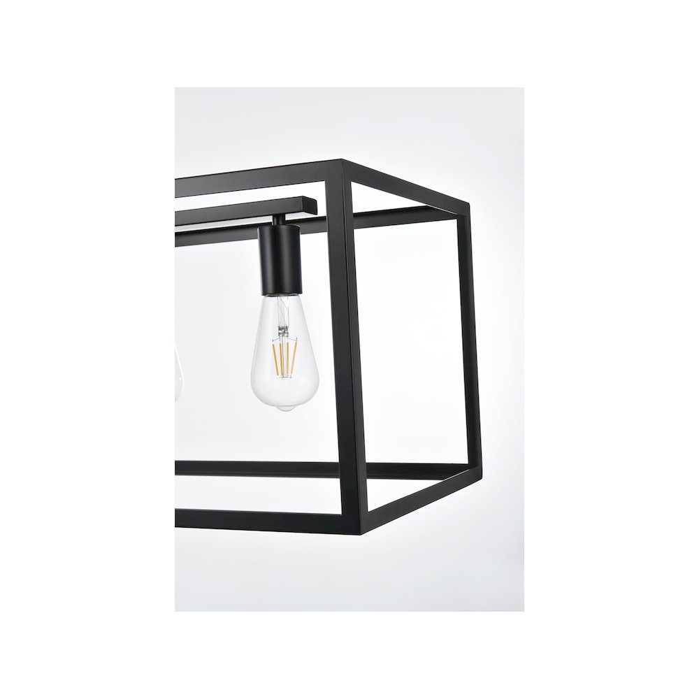 Judah 47 inch Pendant in Black. Picture 6