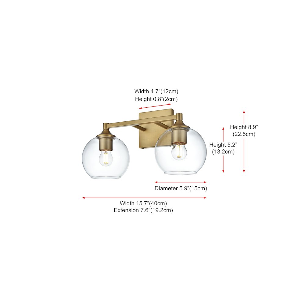 Eero 16 inch Wall Sconce in Satin Gold. Picture 7