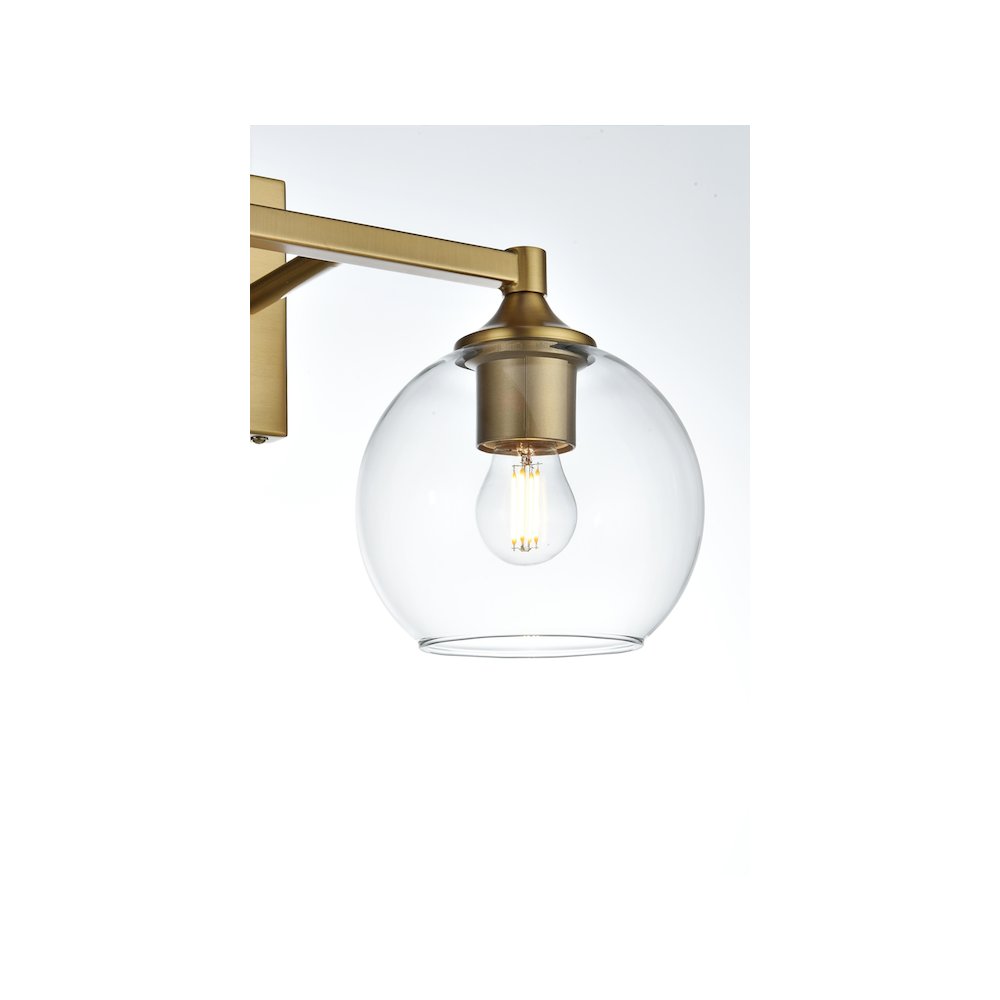 Eero 25 inch Wall Sconce in Satin Gold. Picture 4