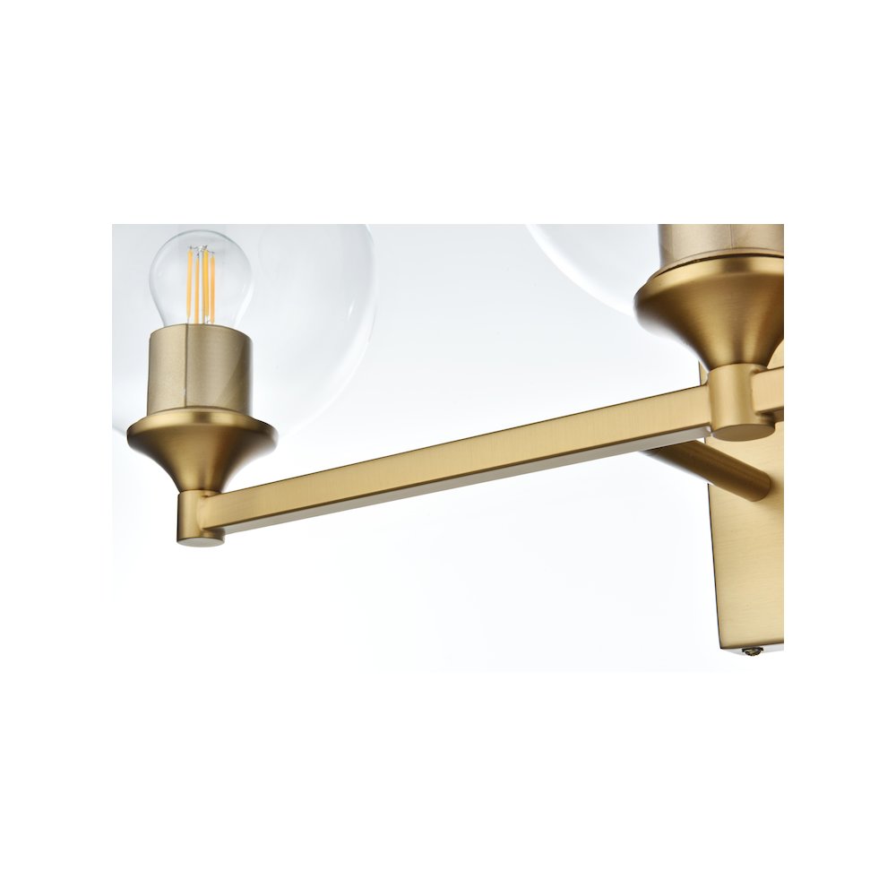 Eero 25 inch Wall Sconce in Satin Gold. Picture 6