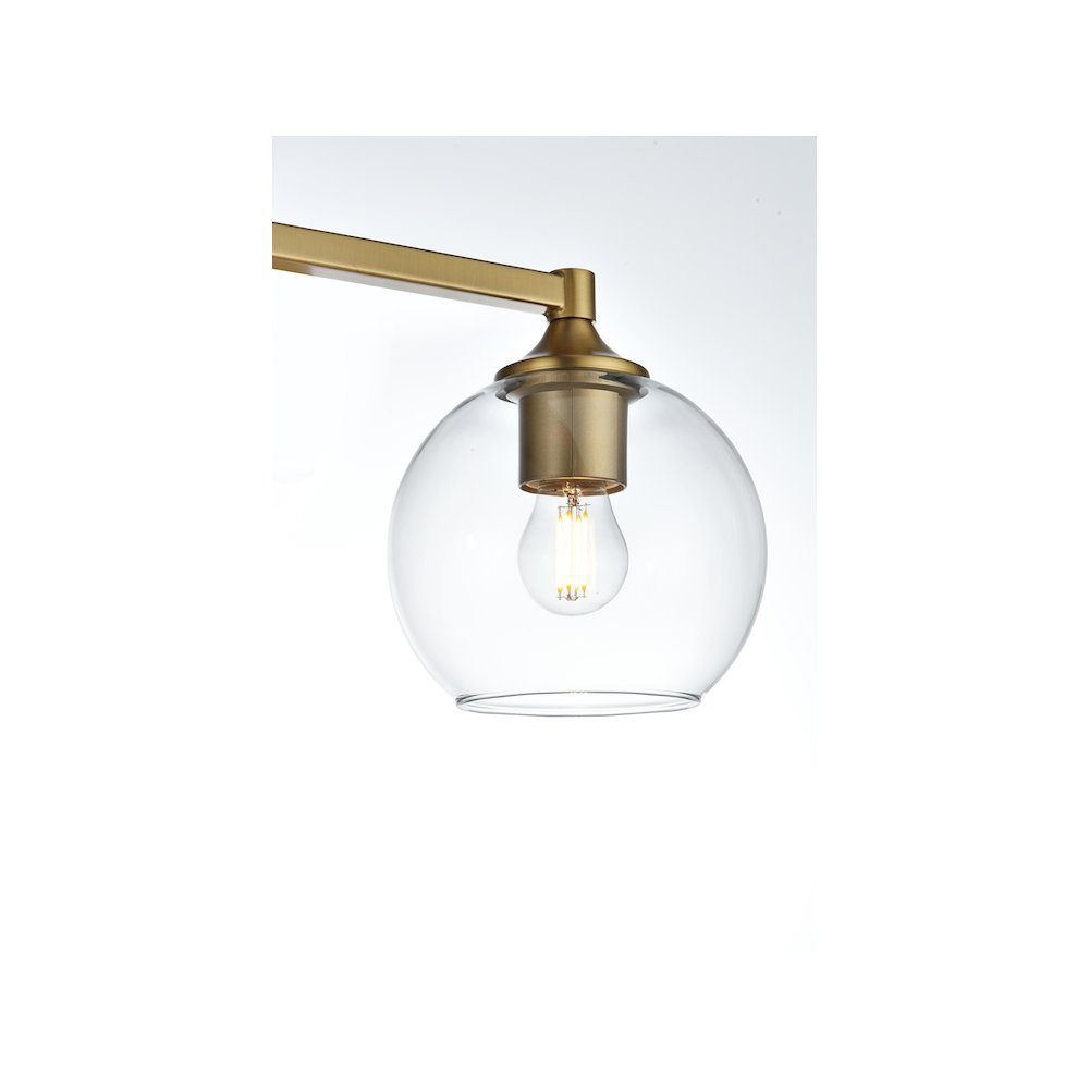 Eero 33 inch Wall Sconce in Satin Gold. Picture 4