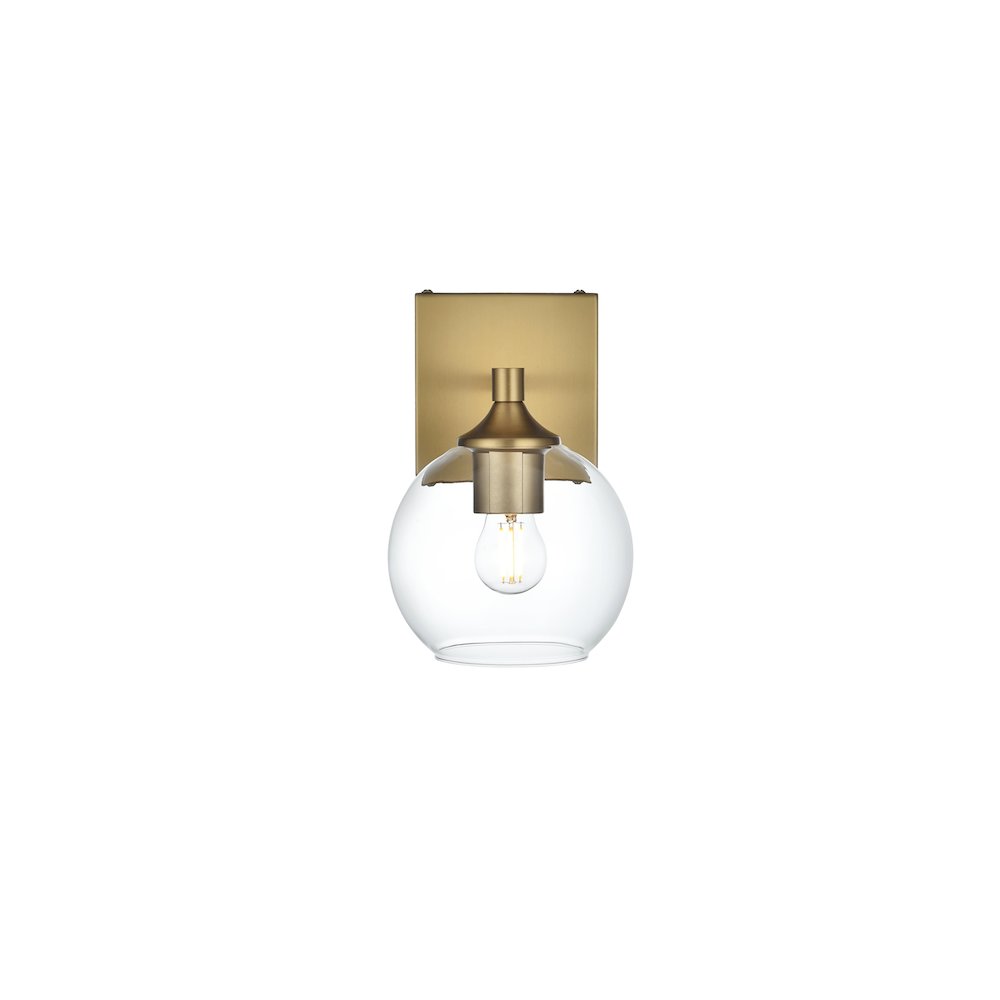 Eero 6 inch Wall Sconce in Satin Gold. Picture 1