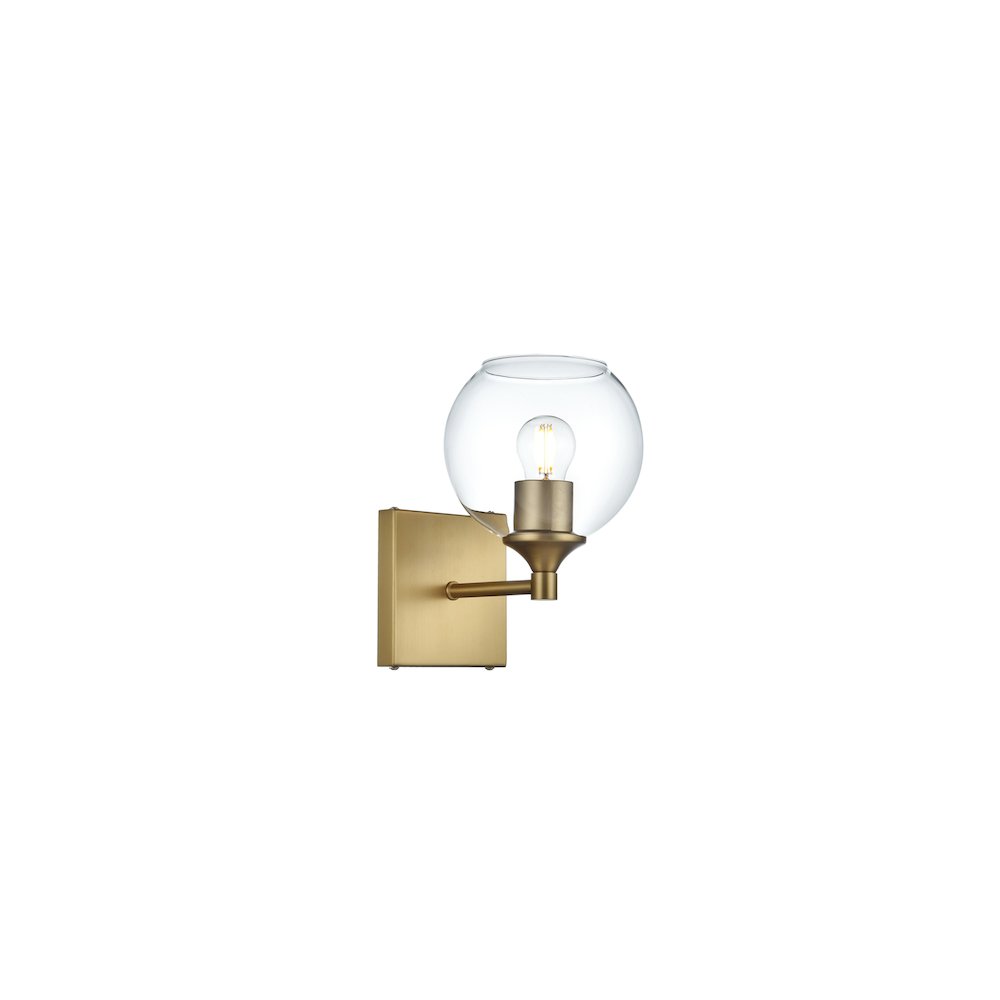 Eero 6 inch Wall Sconce in Satin Gold. Picture 8