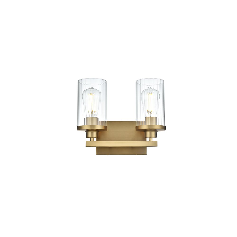 Thane 11.5 inch Wall Sconce in Satin Gold. Picture 1