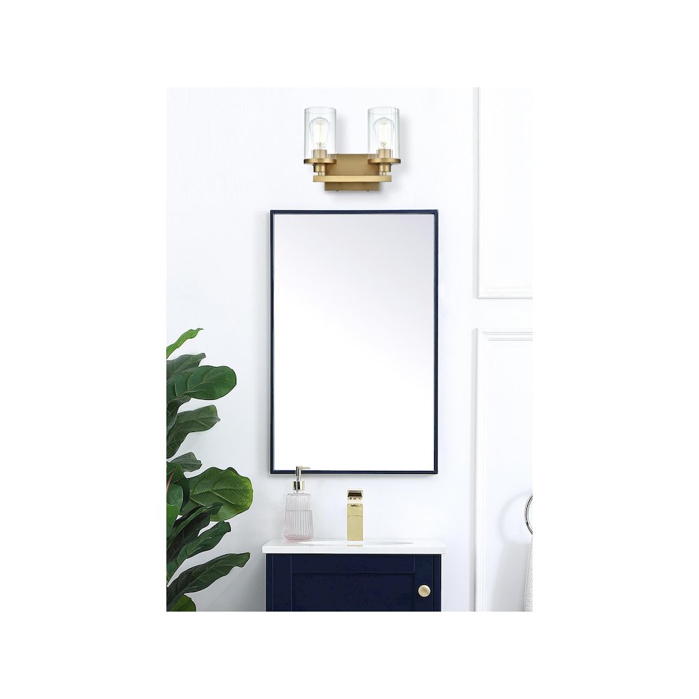 Thane 11.5 inch Wall Sconce in Satin Gold. Picture 2