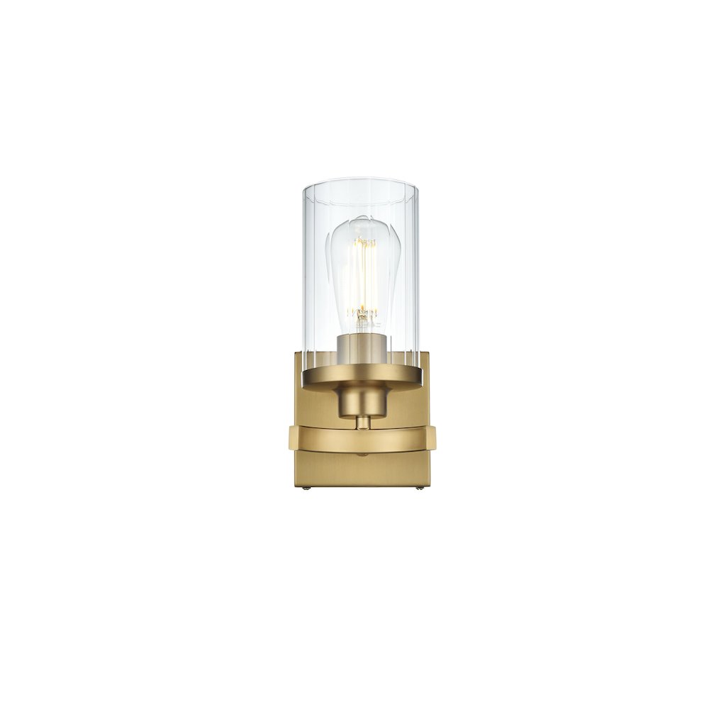 Thane 5 inch Wall Sconce in Satin Gold. Picture 1