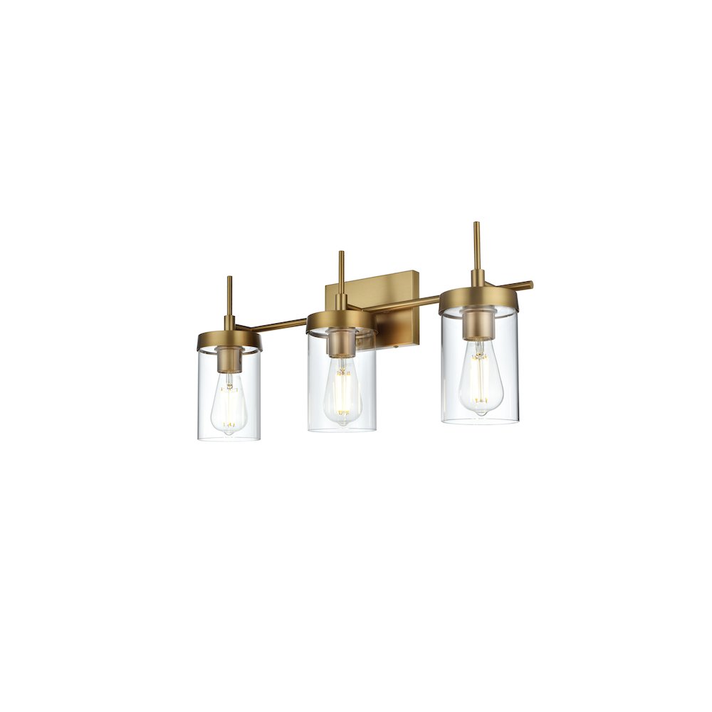 Taryin 24 inch Wall Sconce in Satin Gold. Picture 3