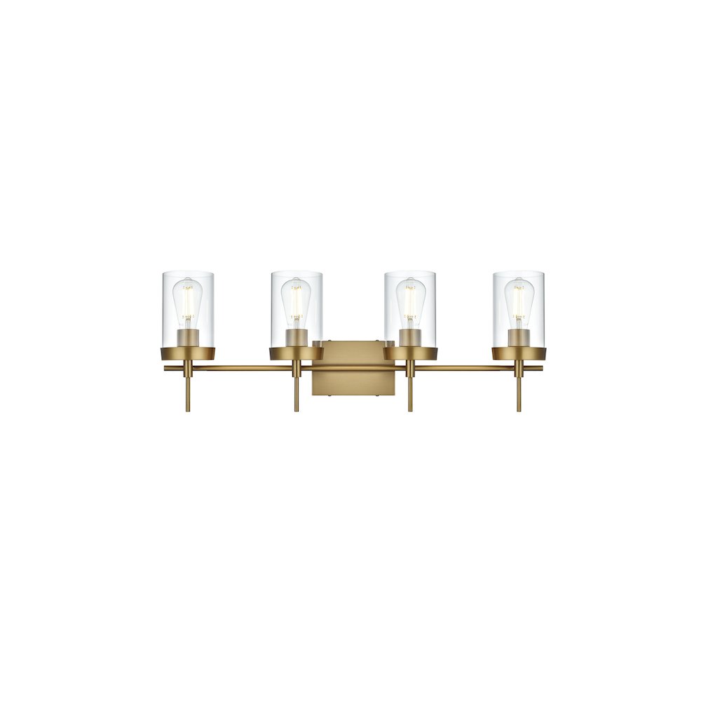 Taryin 32 inch Wall Sconce in Satin Gold. Picture 1