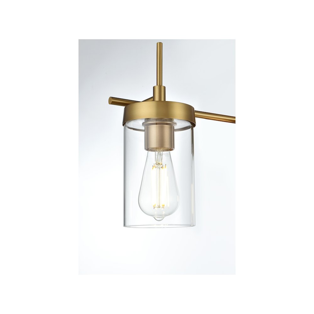 Taryin 32 inch Wall Sconce in Satin Gold. Picture 4