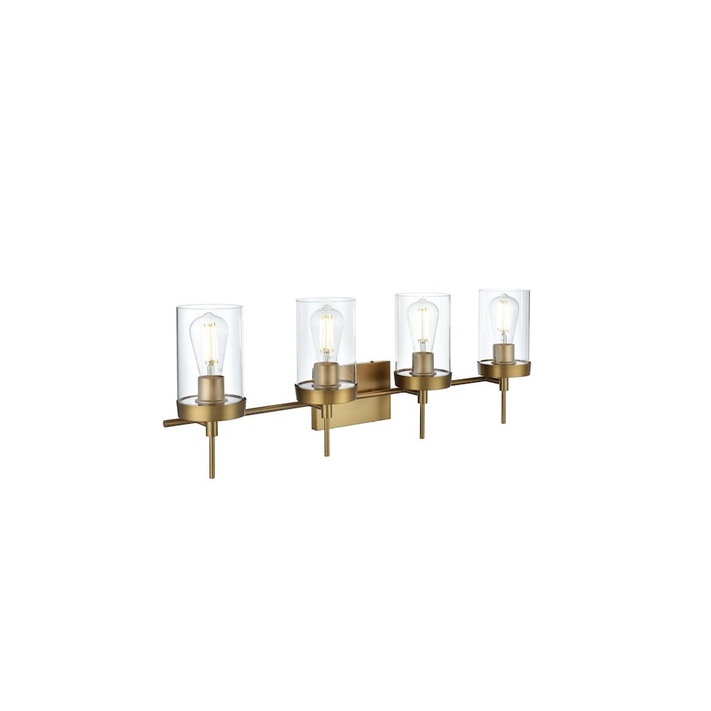 Taryin 32 inch Wall Sconce in Satin Gold. Picture 8