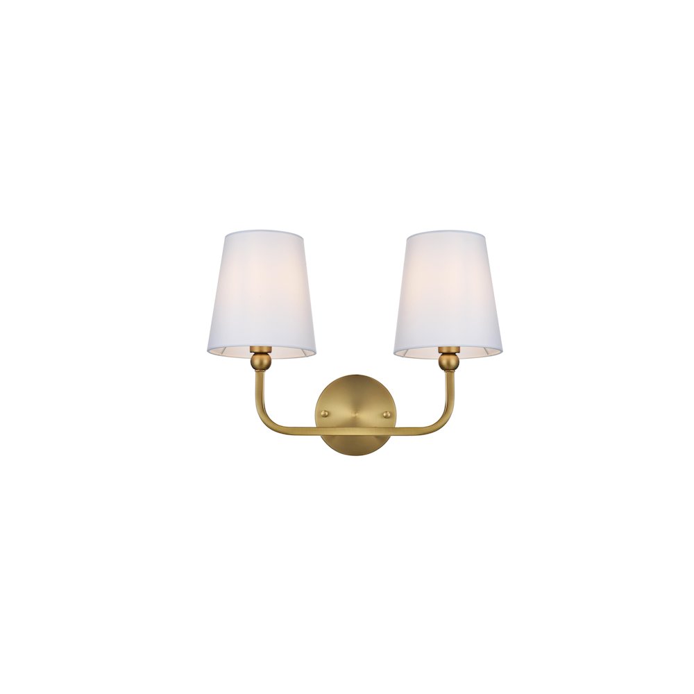 Senna 16 inch Wall Sconce in Satin Gold. Picture 1