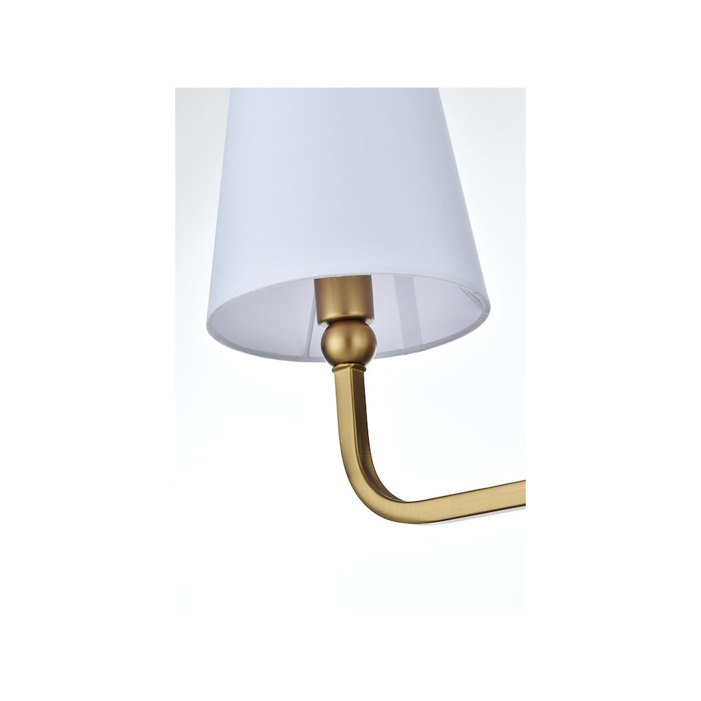 Senna 16 inch Wall Sconce in Satin Gold. Picture 5