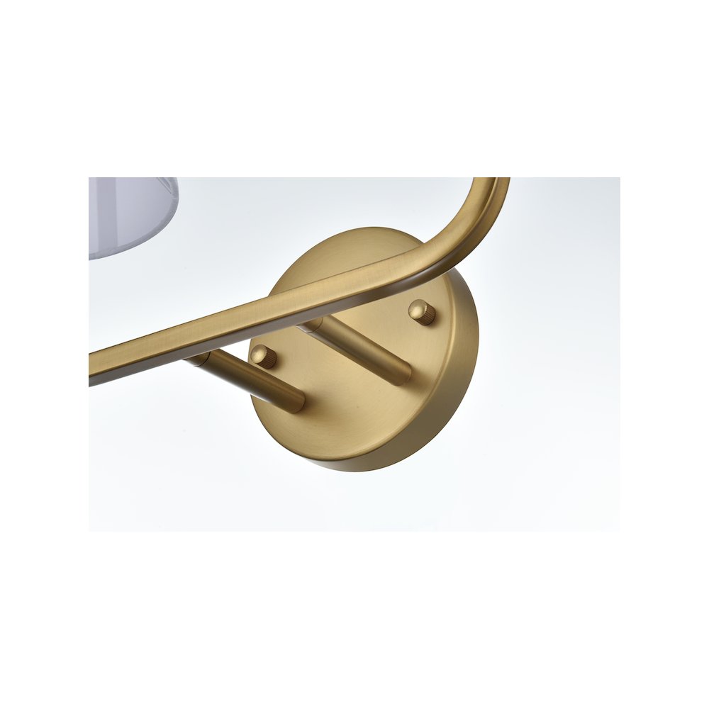 Senna 16 inch Wall Sconce in Satin Gold. Picture 6