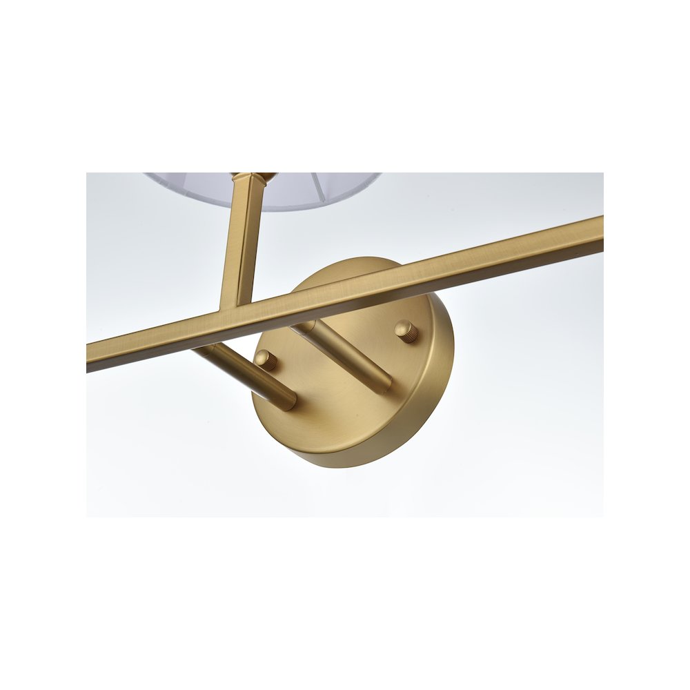 Senna 26 inch Wall Sconce in Satin Gold. Picture 6