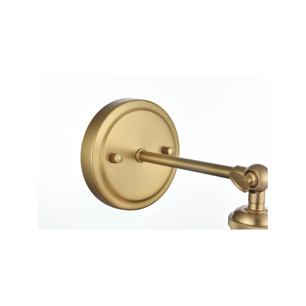Vaman 7 inch Wall Sconce in Satin Gold. Picture 6