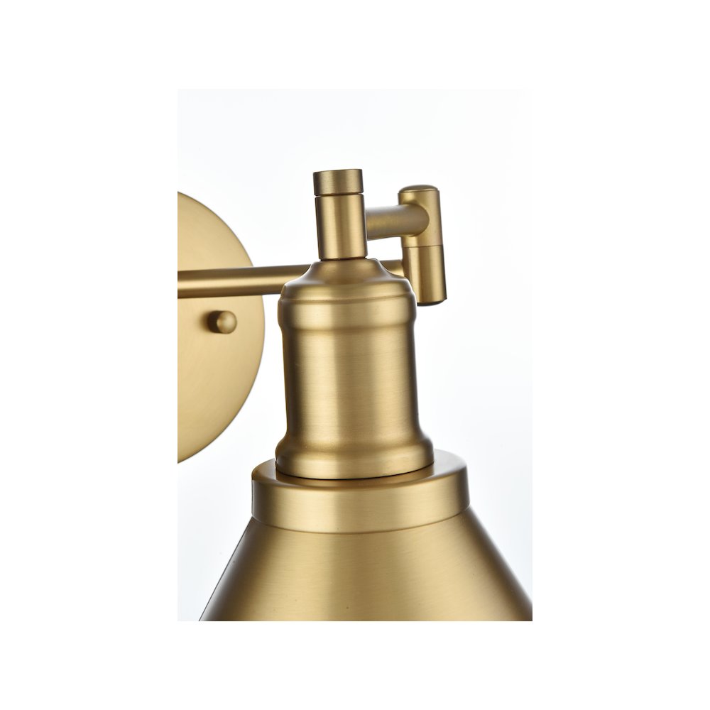 Varden 7 inch Wall Sconce in Satin Gold. Picture 4