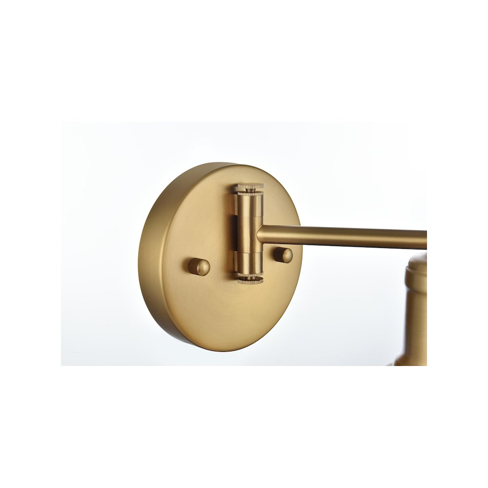 Varden 7 inch Wall Sconce in Satin Gold. Picture 5