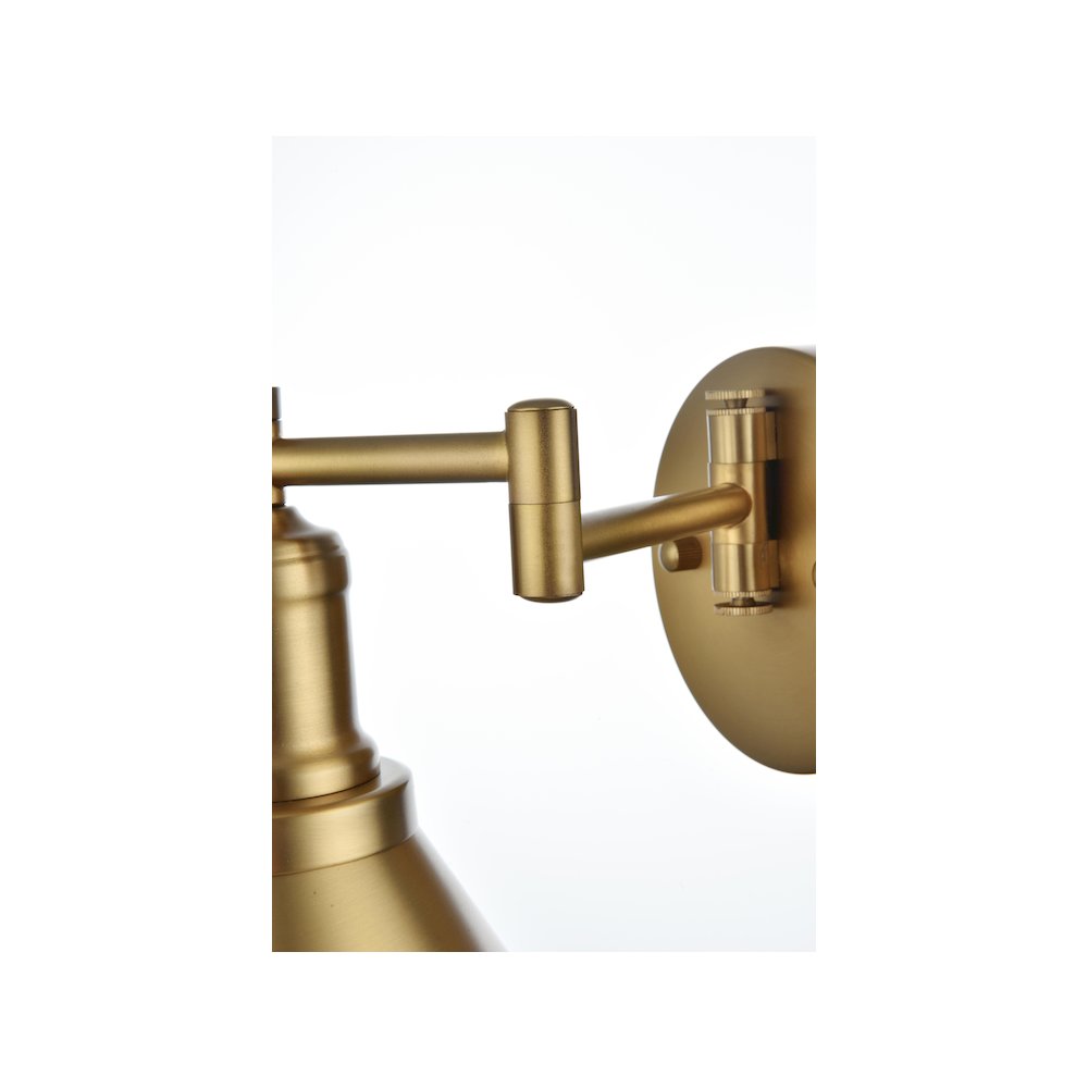 Varden 7 inch Wall Sconce in Satin Gold. Picture 6