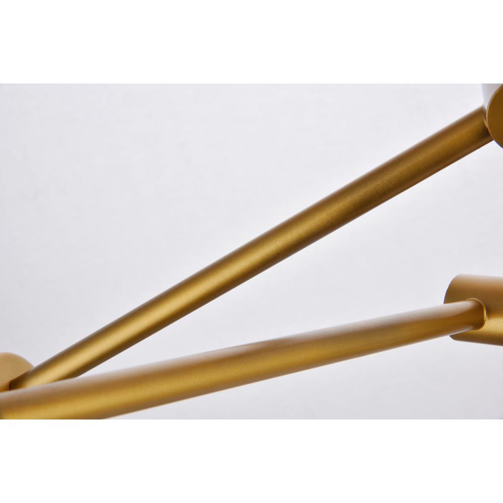 Axel 6 Lights Brass Pendant. Picture 7