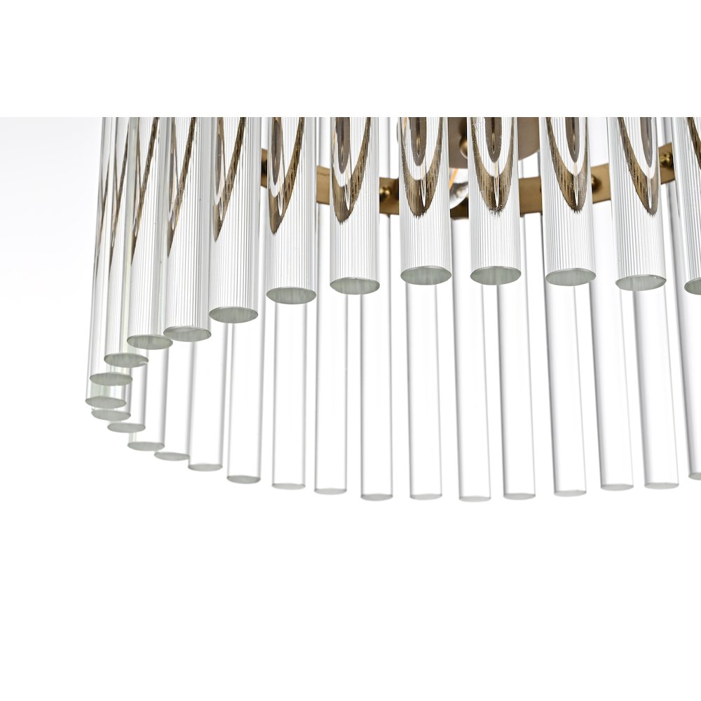 Paulina 16 Inch Chandelier In Satin Gold. Picture 4