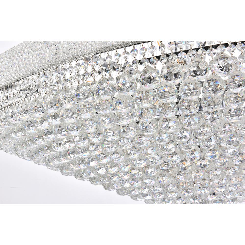 Primo 48 light Chrome Chandelier Clear Royal Cut Crystal. Picture 3