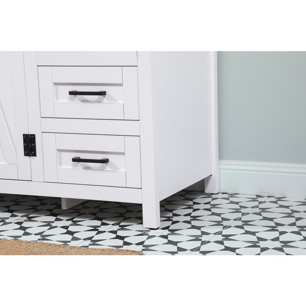 42 inch Single bathroom vanity in white. Picture 6