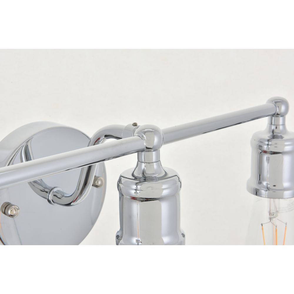 Serif 3 light chrome Wall Sconce. Picture 11