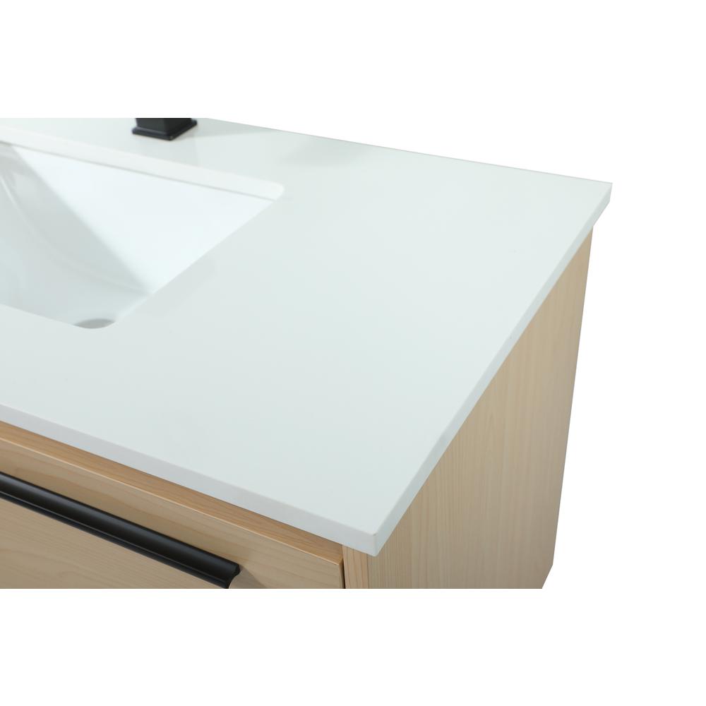 36 inch Single bathroom vanity in maple. Picture 11