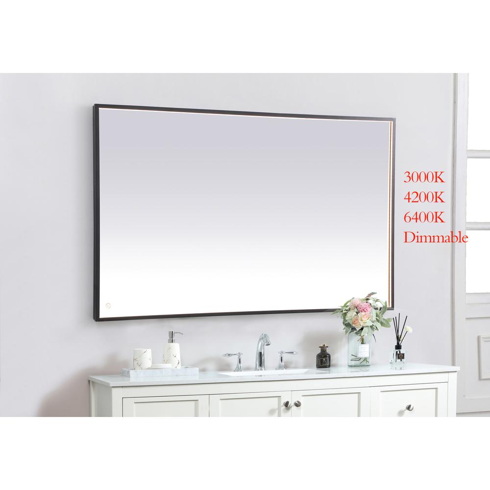 Pier 36x60 inch LED mirror with adjustable color temperature. Picture 2